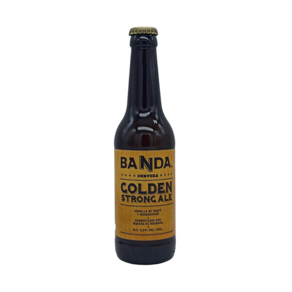 Botella 33cl cerveza BANDA Golden Strong Ale