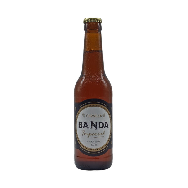 Botella 33cl cerveza BANDA Imperial